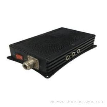 Portable 1W COFDM SD Transmitter , Video Audio WirelessTran